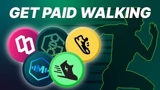 These 5 Games PAY You Crypto For Walking  MoveToEarn [upl. by Eissac848]