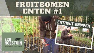 Fruitbomen enten voorbereiding [upl. by Clementia]