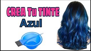 Como PREPARAR TINTE AZUL💆¡Pinta tu cabello SIN maltratarlo 🏡 [upl. by Trish]