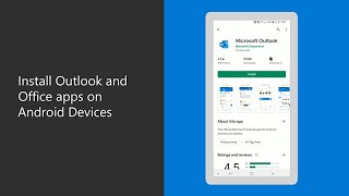 How to install Outlook and Office apps on Android devices [upl. by Dahcir]