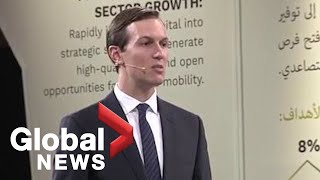 Middle East peace plan Jared Kushner makes case for investment to transform Middle East [upl. by Ylremik401]