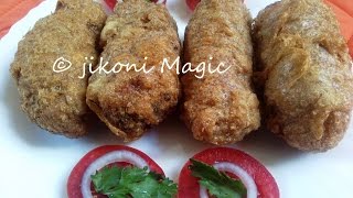 Kenyan Kebabs  Fast Food Restaurant Style Kebabs  Jikoni Magic [upl. by Zonnya400]