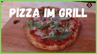 Pizza in der Weber Kugel  Steinofenpizza zuhause [upl. by Aceissej155]