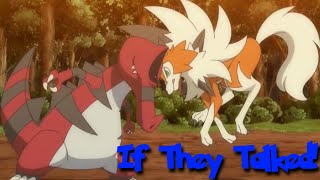 IF POKÉMON TALKED Dusk Lycanroc vs Krookodile Part 1 [upl. by Russel]