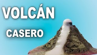 Como Hacer Un Volcán Casero  How To Make Volcano  EXPERIMENTO ESCOLAR [upl. by Gertrudis]