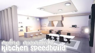 modern minimalistic futuristic house kitchen speed build  roblox adopt me [upl. by Nile190]