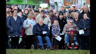 Pelsall comes together for its annual Remembrance Sunday service [upl. by Akinor]