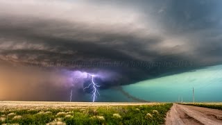 Panhandle Supercell Stormchase Timelapse [upl. by Kendal884]