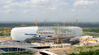 Allianz Arena Munich Germany time lapse  panTerra [upl. by Einavoj391]