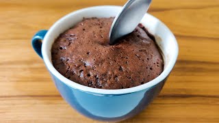 Chocolate Mug Cake in 1 Minute [upl. by Anialam238]