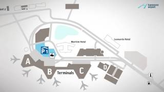 Arrival and parking at Hannover Airport [upl. by Yrrem]