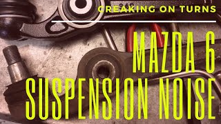 Mazda 6 or 3 suspension and steering noise [upl. by Ahsennek]