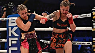 War Paige VanZant vs Britain Hart  Knuckle Mania [upl. by Yltnerb378]