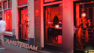 Amsterdam Red Light District Walking Tour An Exploration [upl. by Adlemi692]