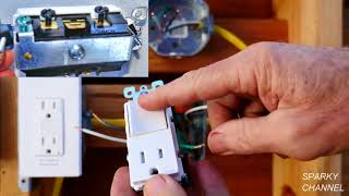 How to Install the Leviton Combination Switch and TR Receptacle [upl. by Leuqram138]