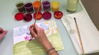 PINTURAS A BASE DE FRUTAS Y VEGETALES Michelle Rosenstock [upl. by Phionna]