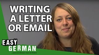 Phrases for writing a Letter or Email  German Basic Phrases 9 [upl. by Ardnassela]