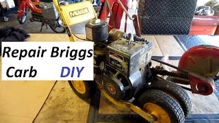 Briggs Carb repair step by step [upl. by Naujed701]