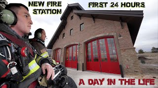 First 24 Hours in a New Fire Station  A Day in the Life [upl. by Anahsit]