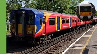 Trains at Mortlake [upl. by Oilicec]