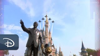 US Navy’s Blue Angels Flyover Walt Disney World Resort [upl. by Ramej552]