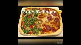 Pizza backen auf dem PIZZASTEIN [upl. by Ibob]