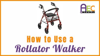 Secrets to Mastering Rollator Walker Use [upl. by Laniger]