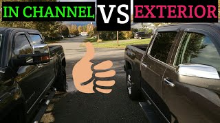 In Channel VS Exterior AVS Window Visors [upl. by Shelby]