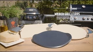 Weber Grill  Grilltipps  Pizzastein [upl. by Tayler]