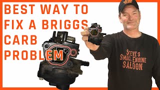 Easiest Way To Fix A Common Briggs Plastic Carburetor Problem [upl. by Vevay133]