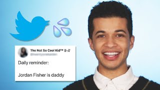 Jordan Fisher Reads Thirst Tweets [upl. by Neit579]