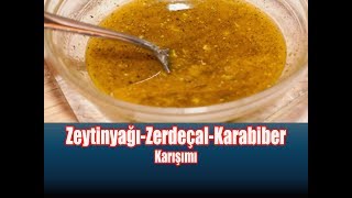 ZeytinyağıZerdeçalKarabiber Karışımı  Zeytinyağı Zerdeçal Karabiber [upl. by Kerril]