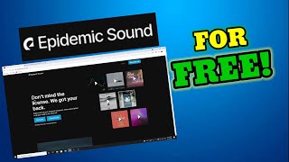 How to use Epidemic Sound for free MR91 YT  2021 100 working method [upl. by Aneger]