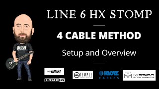 Line 6 HX Stomp  4 Cable Method Setup amp Overview [upl. by Lletram715]