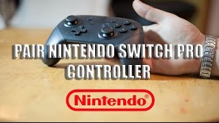 How to Connect  Pair A Nintendo Switch Pro Controller  Tutorial  ZanyGeek [upl. by Ube]