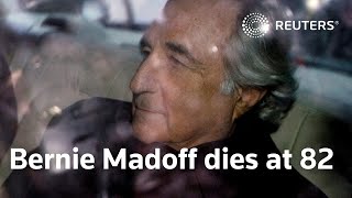 Bernie Madoff disgraced Ponzi schemer dies at 82 [upl. by Cowden670]