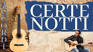 Certe notti  Ligabue  Tutorial Chitarra [upl. by Annazor]