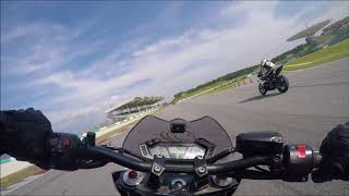 Kawasaki Z800  Sepang Circuit（start from 127） [upl. by Paco]