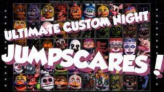 ALL JUMPSCARES  VOICES IN ULTIMATE CUSTOM NIGHT  FNaF Ultimate Custom Night [upl. by Fita271]