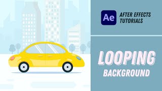 Animating a Looping Background  After Effects Tutorial 2 [upl. by Nywrad317]