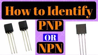 How to Identify PNP or NPN Transistor  Simple Way [upl. by Brighton746]