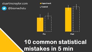 Ten Statistical Mistakes in 5 Min [upl. by Audun]