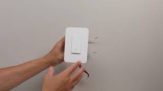 How to Install Wemo Light Switch to Replace an Existing SinglePole Switch [upl. by Etnaled]