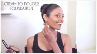 How To Apply Full Coverage Foundation  IMAN Cosmetics [upl. by Brock]