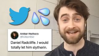 Daniel Radcliffe Reads Thirst Tweets [upl. by Aicirtap537]