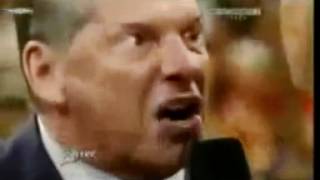 WWE Raw Vince McMahon says Youre Fired to Donald Trump [upl. by Yhtomit]