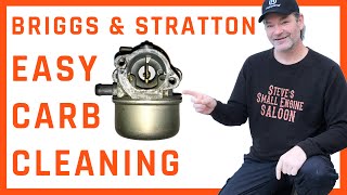 Easiest Way To Clean A Metal Briggs Carburetor [upl. by Lillywhite679]