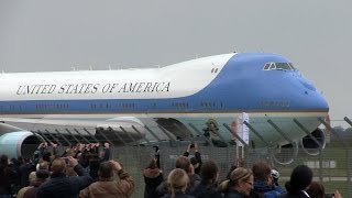 Air Force One Takeoff at Hannover Airport [upl. by Caresa]