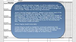 The Mar Part 2  Adding New Meds Missed Doses Change in Orders and PRN Meds [upl. by Beret842]