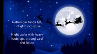 Natten går tunga fjät Sankta Lucia  ENGLISH TRANSLATION [upl. by Kaylil]